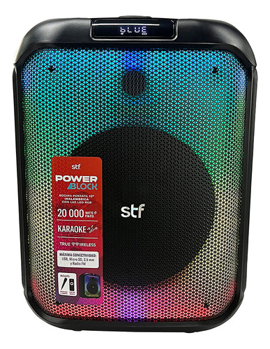 Bocina Inalámbrica Portátil Stf Power Block 12''