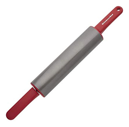 Kitchenaid Gourmet Rolling Pin, Talla Única, Rojo