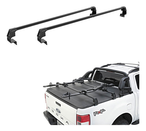 Rack De Caçamba Bepo Aluminio Preto Ranger S10 Amarok Hilux