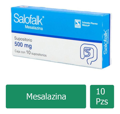 Salofalk Supositorios 500 Mg Caja Con 10 Supositorios