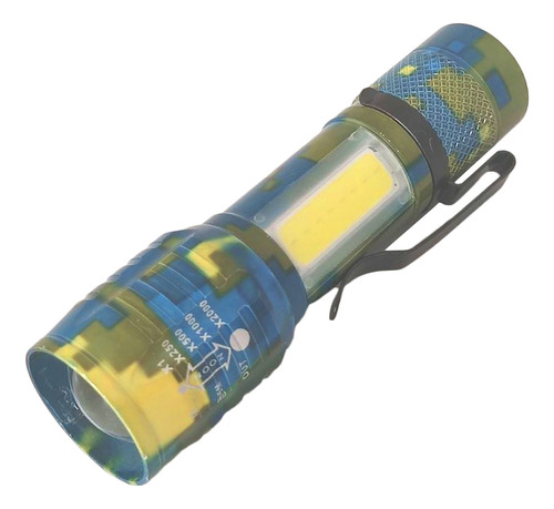 Lampara Tactica Camuflaje Militar 2000 Lumenes Recargable 