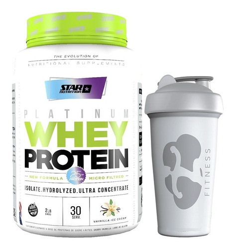 Premium Whey Protein 2 Lb + Vaso Mezclador Star Nutrition