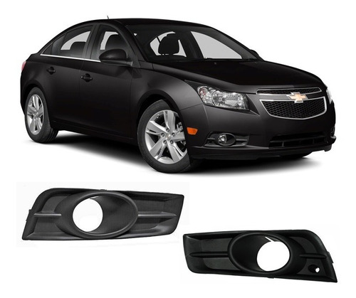 Rejilla Fascia Cruze 2010 2011 2012 Con Hoyo Para Faro Par