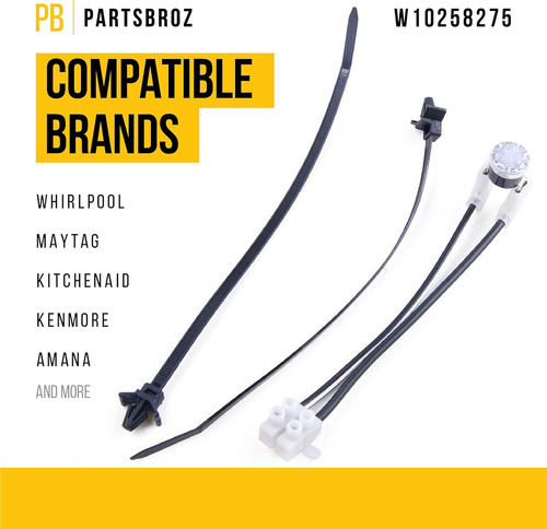 Lifetime W10258275 Fusible Térmico Bimetal Por Partsbroz - W