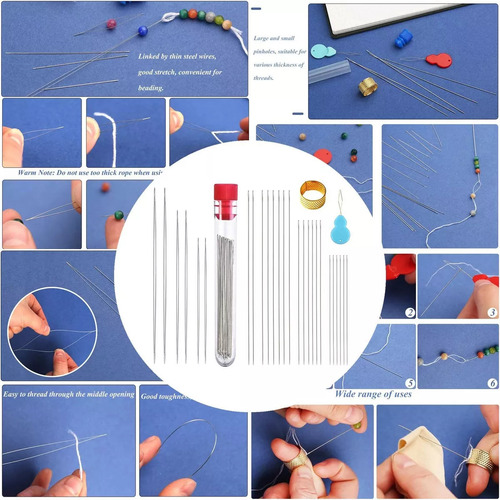 Kit Para Hacer Pulseras, Herramienta De Aguja Para Abalorios