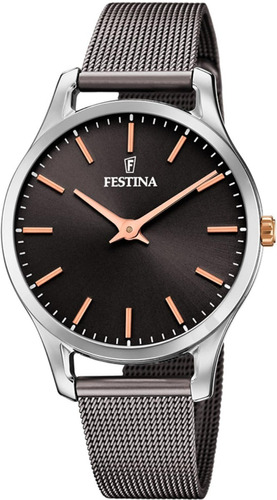 Reloj Festina De Mujer Malla Tejida F20506