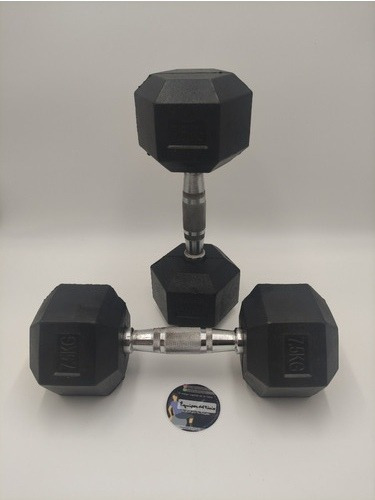 Imagen 2 de 5 de Set De Mancuernas De 7.5kg