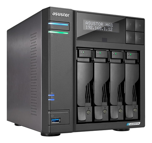 Almacenamiento Nas Asustor Lockerstor 4 As6604t De 4 Bahías