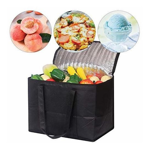 Bolsas Grandes Reutilizables Con Cierre Plegables 8 Piezas