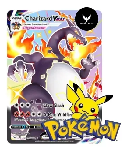 Kit 10 Cartas Pokemon Vmax