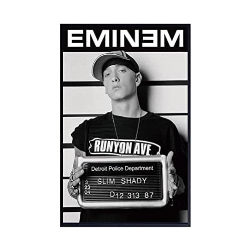 Póster De Eminem (fotografía Policial) De Gráficos D...