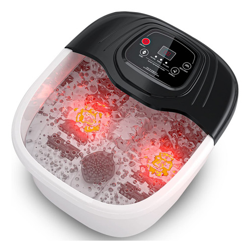 Rightmell Bañera De Masaje Para Pies Con Calor, Burbujas Y