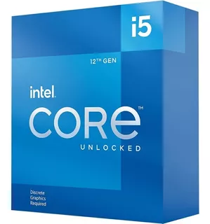 Procesador gamer Intel Core i5-12600KF BX8071512600KF de 10 núcleos y 4.9GHz de frecuencia