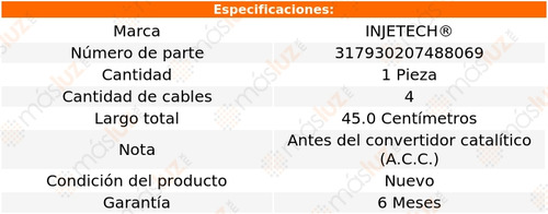 1- Sensor Oxígeno Acc Spark L4 1.2l 13/15 Injetech