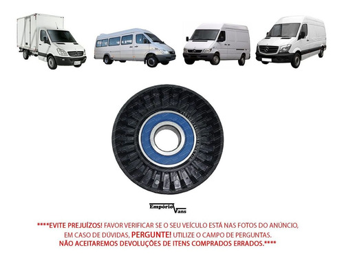 Polia Tensor Correia Alternardor Lisa Mercedes Benz Sprinter 311 411 313 413