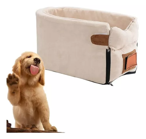 Silla de coche para perro/gato, Mufart, textil, con bolsillo y