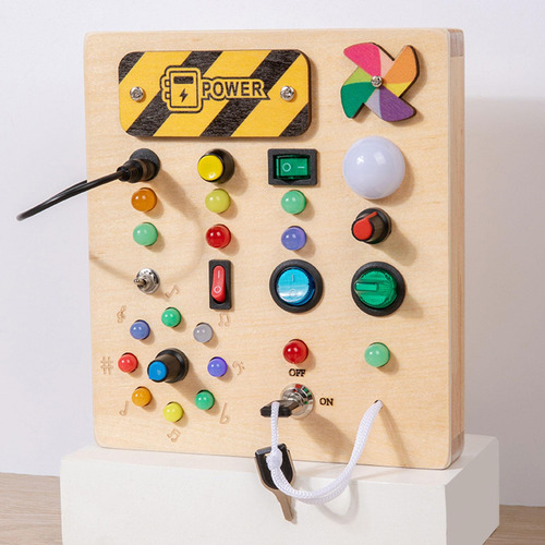 Interruptor De Luzes, Placa Ocupada, Brinquedo Montessori,