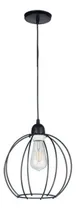 Comprar Lamparas Colgantes Modernas Iluminación Techo Jaula Ferrolux Color Negro