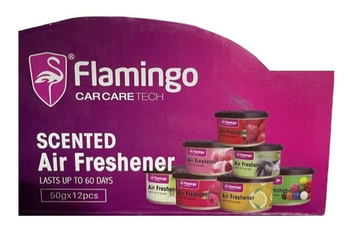 Ambientador Gel Flamingo Vainilla Jasmin Rosas Fresas