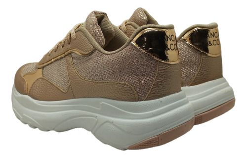 Zapatilla Dama Anca & Co Brisa Plataforma Brillos