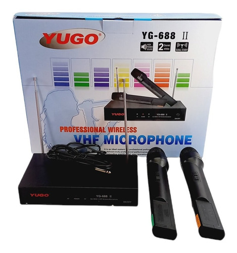 Microfono Inalambricos  2 En 1 Profesional (tienda) Cod 033