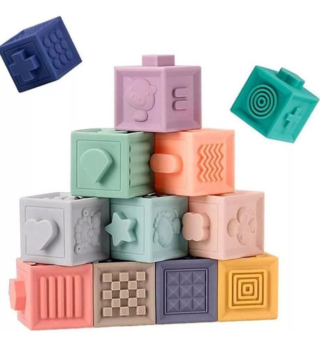 Juguetes De Bloques De Construcción De Goma Blanda