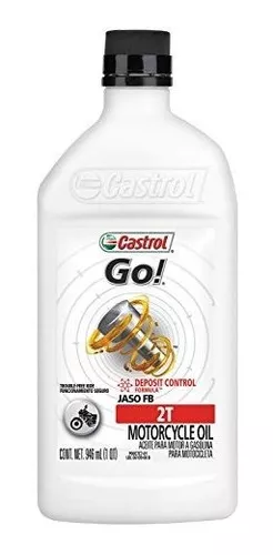 Aceite Moto 2t Castrol Go 1lt