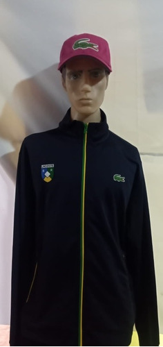 Campera Deportiva Lacoste Color Azul Marino Oscuro 