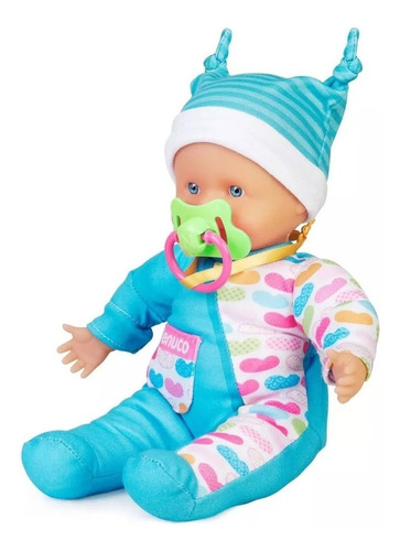 Nenuco 2 Funciones Llorón Con Gorrito Azul Con Rayitas Azul