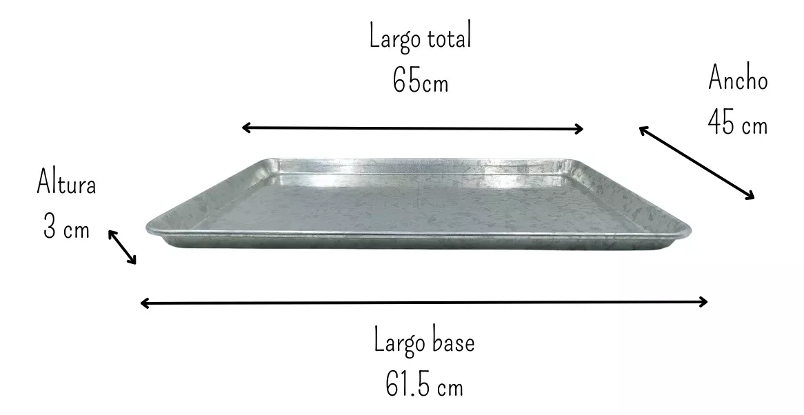 Tercera imagen para búsqueda de charola para hornear