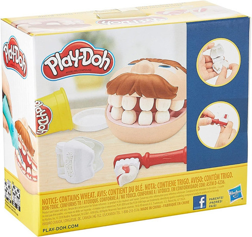 Play-doh Set Mini Dentista Bromista 2 Plastilinas Hasbro