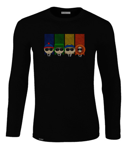 Camiseta Manga Larga Personajes Con Gafas South Park Lbo