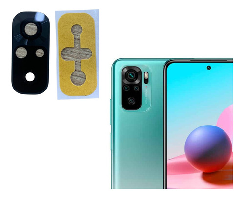 Visor Lente Cristal Cámara Trasera Para Xiaomi Redmi Note 10