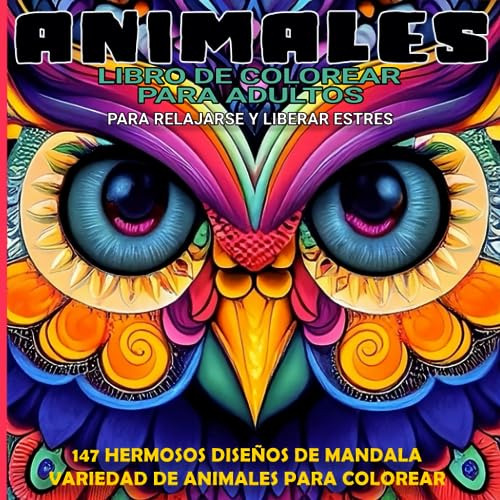 Animales - 147 Hermosos Diseños De Mandala Para Adultos Para