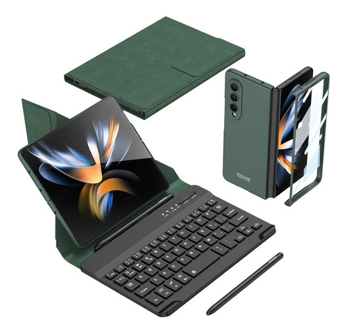 Funda De Teléfono+teclado+bolígrafo Para Galaxy Z Fold 2/3/4