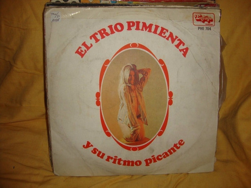 Vinilo El Trio Pimienta Y Su Ritmo Picante E C2