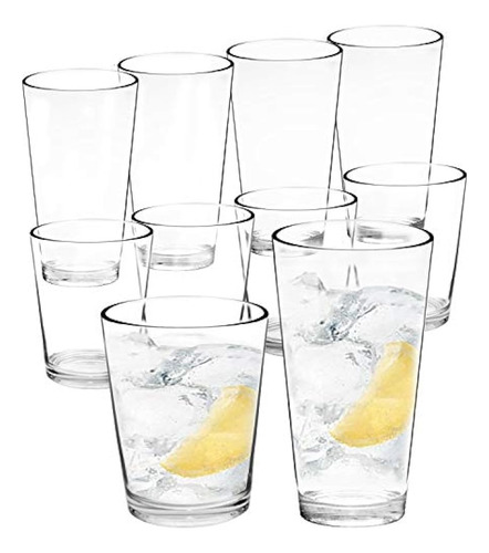 Youngever 8 Vasos De Plástico Para Bistró, Vasos De Plástico