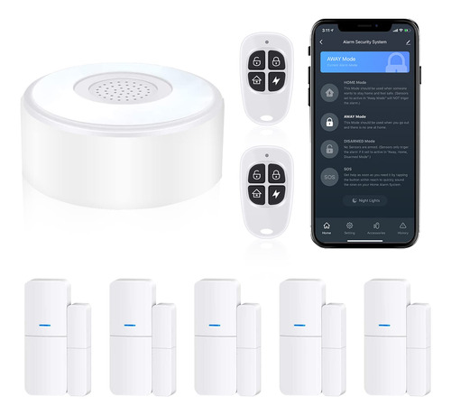 Tolviviov - Sistema De Alarma De Puerta Wifi, Sistema De Seg