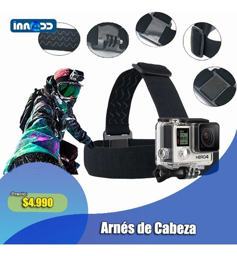 Imagen 1 de 6 de Gopro Arnés Cabeza