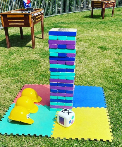 Arriendo Juego Jenga Torre De Bloques Cumpleaños