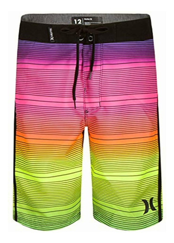 Hurley Big Boys 'puerto Rico Boardshort, Rainbow Fade, 5