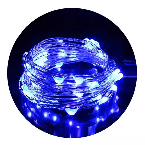 Luces LED alambre a pilas AA - MULTICOLOR x 5mts