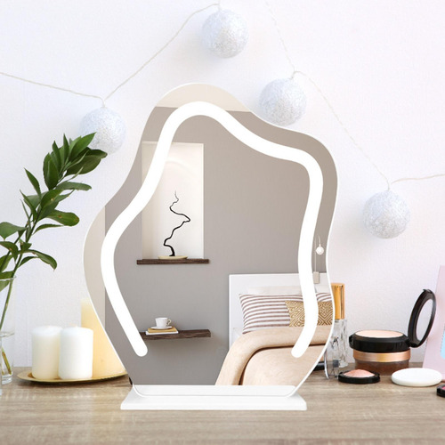 Espejo De Con Luces Espejo De Maquillaje Pantalla Táctil 3