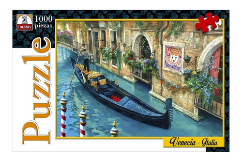 Imagen 1 de 3 de Rompecabezas Implás Venecia Italia 292 de 1000 piezas
