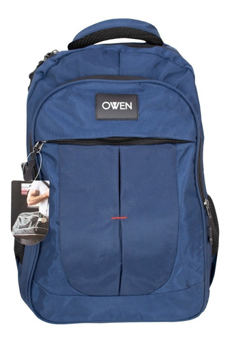 Owen Mochila Reforzada Porta Notebook Urbana Azul Owmi10043