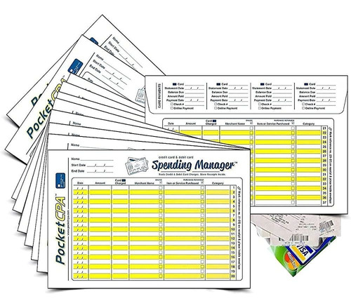 Sobres Organizadores De Recibos De Tarjetas De Crédito. Alma