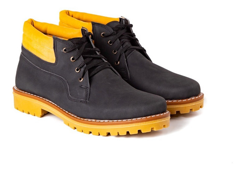 Imagen 2 de 3 de Zapatillas Botitas Hombre Urbanas Cuero Eco De Vestir Import