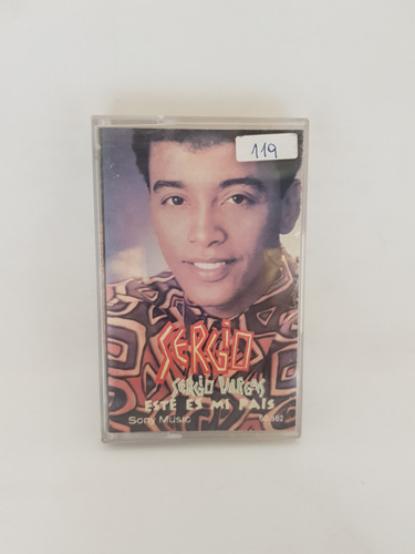 Cassette De Musica Sergio Vargas - Este Es Mi Pais (1991)