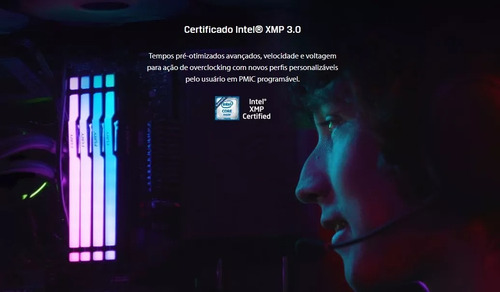 Memória Pc Ddr5 16gb 5600mhz Fury Beast Rgb Kf556c40bba-16
