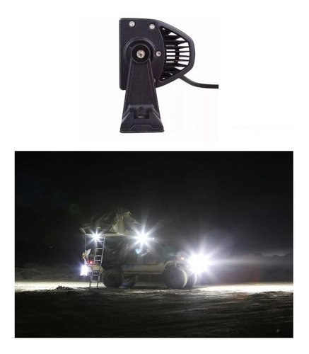 Imagen 5 de 5 de X2 Focos Neblineros Led Foco Barras Led 4x4 Luces Led 180w